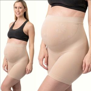 Belevation maternity support shorts. large